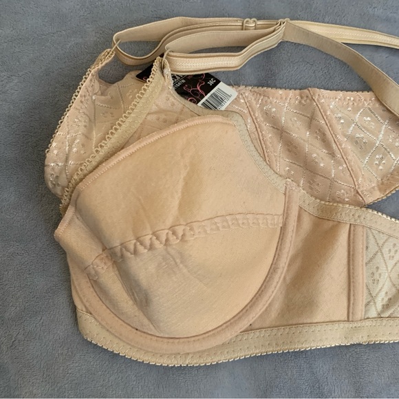 Mamia Beige Bra with Textured Pattern beige bra lightly padded 36C - Picture 8 of 10